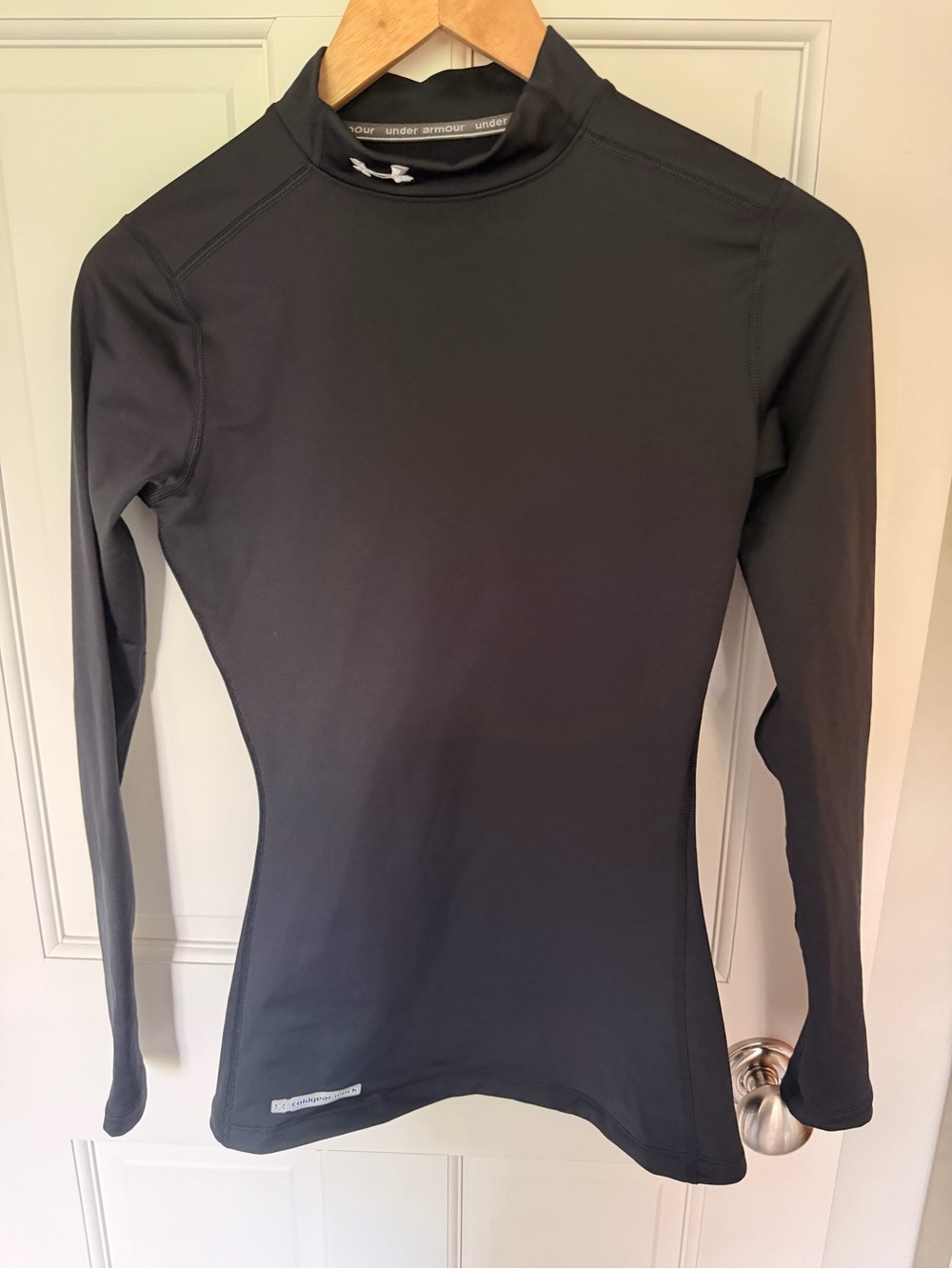 Under Armour Women’s Black Long-Sleeve Compression Top - Mock Neck